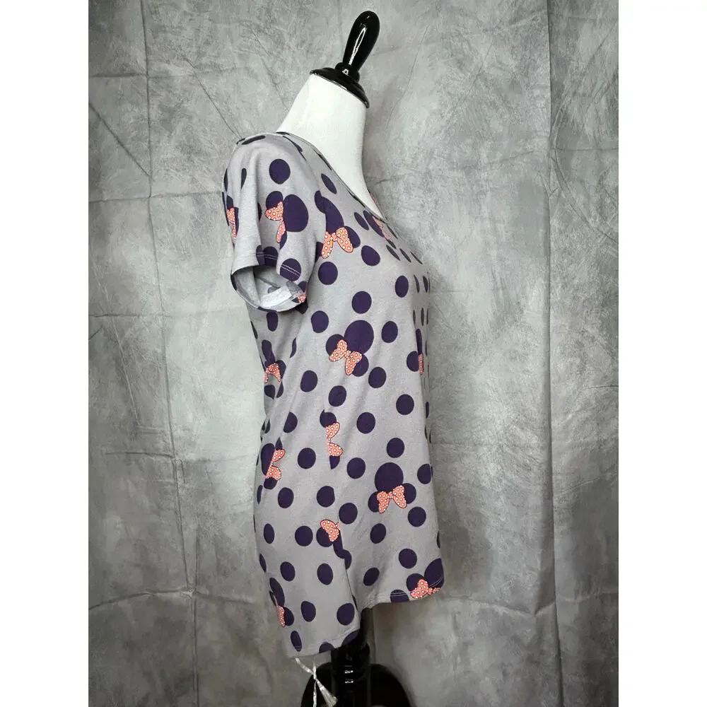 NWT Disney Top LulaRoe Classic T Women XS Minnie Mouse Comfort Whimsical